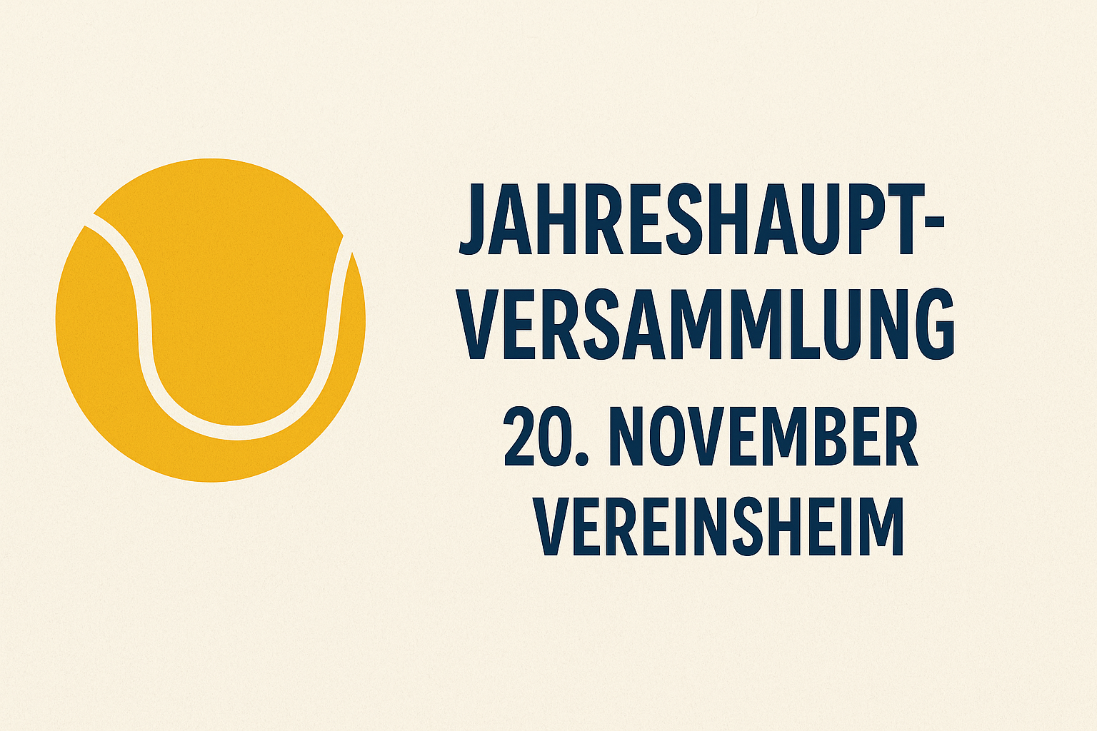 Jahreshauptversammlung