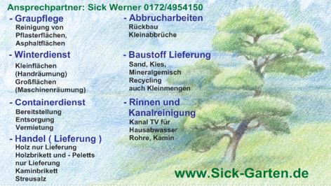 Sick Gartengestaltung